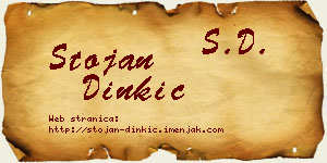 Stojan Dinkić vizit kartica